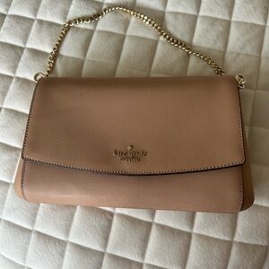 Kate Spade laurel way greer crossbody bag, light fawn, used just once